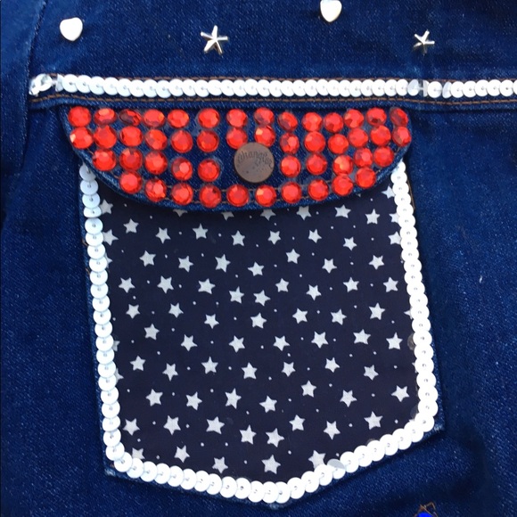 Custom Vintage Wrangler USA Eagle Denim Jacket - Picture 7 of 13